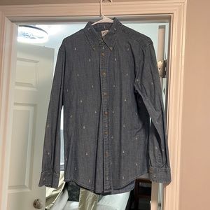 Brooks Brothers denim long sleeve button up - M